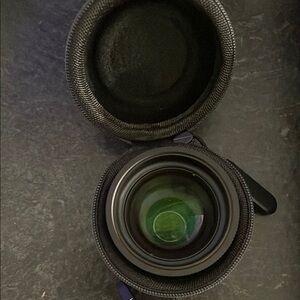 Black Camera Lens with Case